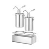Sauspomp roestvast staal set 2 stuks  HENDI  9L  400x200x H 440mm