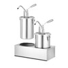 Sauspomp roestvast staal set 2 stuks  HENDI  9L  400x200x H 440mm