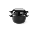 Cocotte a moules emaillee - avec couvercle  HENDI  2 5L   220x H 190mm