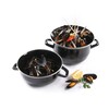Cocotte a moules emaillee - avec couvercle  HENDI  2 5L   220x H 190mm