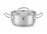 Kookpan laag - met deksel  HENDI  Kitchen Line  1 4L   160x H 75mm