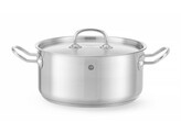 Kookpan laag - met deksel  HENDI  Kitchen Line  4 9L   240x H 110mm