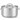 Braisiere avec couvercle  HENDI  Kitchen Line  3 5L   200x H 115mm
