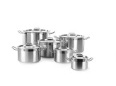 Kookpan middel - met deksel  HENDI  Profi Line  2 1L   160x H 110mm