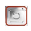Deksel voor GN containers met siliconenrand  HENDI  Profi Line  GN 2/3  354x325mm