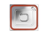 Deksel voor GN containers met siliconenrand  HENDI  Profi Line  GN 2/3  354x325mm