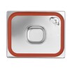 Deksel voor GN containers met siliconenrand  HENDI  Profi Line  GN 1/2  265x325mm