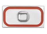Couvercle pour bacs GN avec bord en silicone  HENDI  Profi Line  GN 1/3  325x176mm