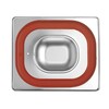 Deksel voor GN containers met siliconenrand  HENDI  Profi Line  GN 1/6  176x162mm