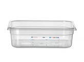 Bac Gastronorme 1/2  HENDI  GN 1/2  6 5L  Transparent  325x265x H 100mm