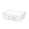 Bac Gastronorme 1/2  HENDI  GN 1/2  6 5L  Transparent  325x265x H 100mm