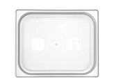 Bac Gastronorme 1/2  HENDI  GN 1/2  6 5L  Transparent  325x265x H 100mm