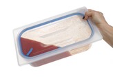 Couvercles pour bacs GN en polypropylene avec fermeture hermetique  HENDI  GN 1/1  Transparent  530x325mm