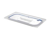 Couvercles pour bacs GN en polypropylene avec fermeture hermetique  HENDI  GN 1/3  Transparent  325x176mm