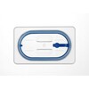 Couvercles pour bacs GN en polypropylene avec fermeture hermetique  HENDI  GN 1/9  Transparent  176x108mm
