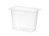 Bac Gastronorme 1/4  HENDI  Profi Line  GN 1/4  4 5L  Transparent  265x162x H 200mm