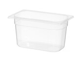 Bac Gastronorme 1/4  HENDI  Profi Line  GN 1/4  3 5L  Transparent  265x162x H 150mm