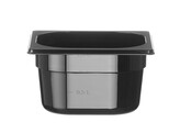 Bac gastronorme 1/6  HENDI  Profi Line  GN 1/6  1 6L  Noir  176x162x H 100mm