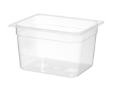 Bac Gastronorme 1/2  HENDI  Profi Line  GN 1/2  11L  Transparent  325x265x H 200mm
