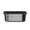 Container GN 1/4 zwart polycarbonaat  HENDI  Profi Line  GN 1/4  2 8L  Zwart  265x162x H 100mm
