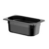 Container GN 1/4 zwart polycarbonaat  HENDI  Profi Line  GN 1/4  2 8L  Zwart  265x162x H 100mm