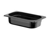 Container GN 1/4 zwart polycarbonaat  HENDI  Profi Line  GN 1/4  1 8L  Zwart  265x162x H 65mm