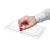 Clips de couvercle pour des boites de stockage HACCP  HENDI  Rouge  12 u