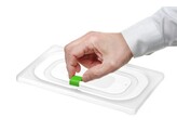 Clips de couvercle pour des boites de stockage HACCP  HENDI  Vert  12 u