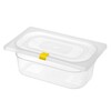 Clips de couvercle pour des boites de stockage HACCP  HENDI  Jaune  12 u