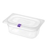 Clips de couvercle pour des boites de stockage HACCP  HENDI  Violet  12 u