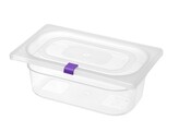 Clips de couvercle pour des boites de stockage HACCP  HENDI  Violet  12 u
