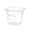 Bac Gastronorme 1/6  HENDI  GN 1/6  2 4L  Transparent  176x162x H 150mm