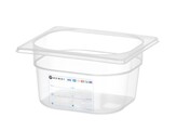 Bac Gastronorme 1/6  HENDI  GN 1/6  1 6L  Transparent  176x162x H 100mm