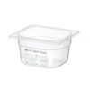 Bac Gastronorme 1/6  HENDI  GN 1/6  1 6L  Transparent  176x162x H 100mm