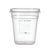 Bac Gastronorme 1/6  HENDI  GN 1/6  1 6L  Transparent  176x162x H 100mm
