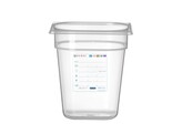 Bac Gastronorme 1/6  HENDI  GN 1/6  1 6L  Transparent  176x162x H 100mm