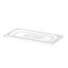 Couvercle bacs GN en polypropylene  HENDI  GN 1/3  Transparent  325x176mm