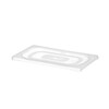 Couvercle bacs GN en polypropylene  HENDI  GN 1/4  Transparent  265x162mm