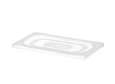 Couvercle bacs GN en polypropylene  HENDI  GN 1/4  Transparent  265x162mm