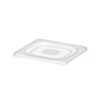 Couvercle bacs GN en polypropylene  HENDI  GN 1/6  Transparent  176x162mm