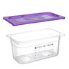 Couvercle Gastronorme violet  HENDI  GN 1/2  Violet  325x265mm