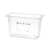 Bac Gastronorme 1/3  HENDI  GN 1/3  2 5L  Transparent  325x176x H 65mm
