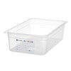Bac Gastronorme 1/1  HENDI  GN 1/1  21L  Transparent  530x325x H 150mm