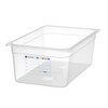 Bac Gastronorme 1/1  HENDI  GN 1/1  21L  Transparent  530x325x H 150mm