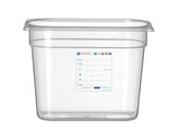 Bac Gastronorme 1/4  HENDI  GN 1/4  5 5L  Transparent  265x162x H 200mm