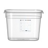 Bac Gastronorme 1/4  HENDI  GN 1/4  4L  Transparent  265x162x H 150mm