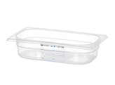 Bac Gastronorme 1/4  HENDI  GN 1/4  1 8L  Transparent  265x162x H 65mm