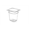 Bac Gastronorme 1/6  HENDI  GN 1/6  3 4L  Transparent  176x162x H 200mm