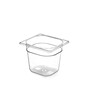 Bac Gastronorme 1/6  HENDI  GN 1/6  3 4L  Transparent  176x162x H 200mm