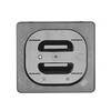 Couvercle gastronorme  HENDI  GN 1/6  Noir  176x162mm